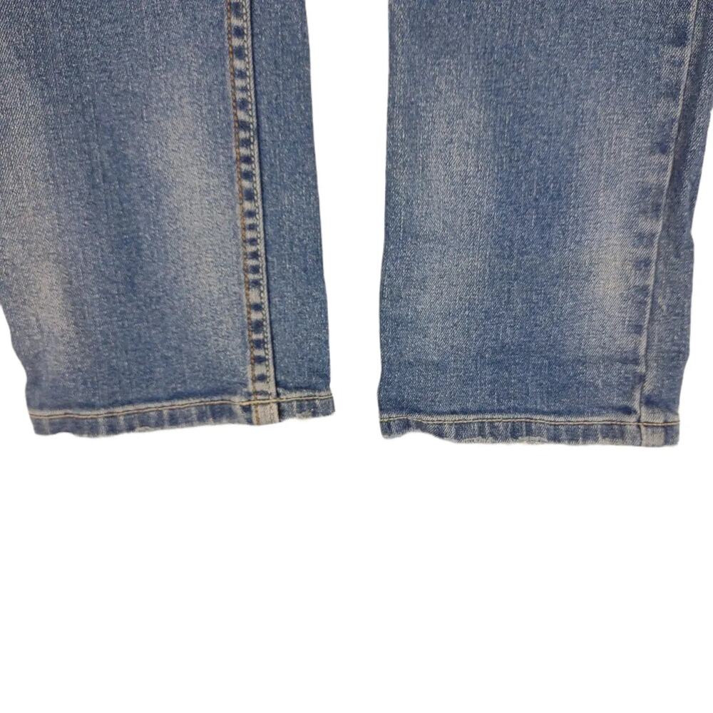 Vtg Y2K OUTBACK RED Jeans Women's 6 Stretch Denim Distressed Taper Leg Low Rise - Picture 7 of 10